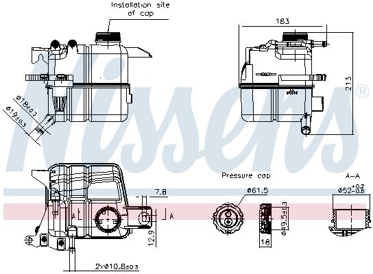Vase d'expansion, liquide de refroidissement