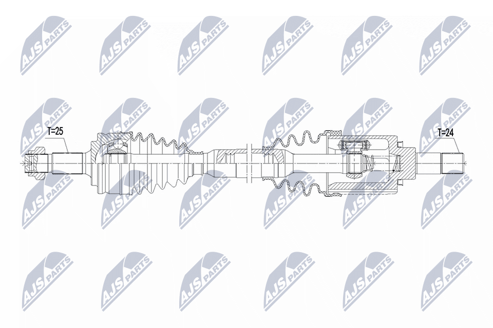 Wał napędowy NTY NPW-PE-121