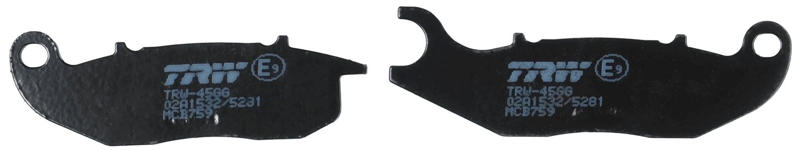 set placute frana,frana disc TRW Organic Allround MCB759