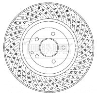Tarcza hamulcowa BORG & BECK BBD5917S