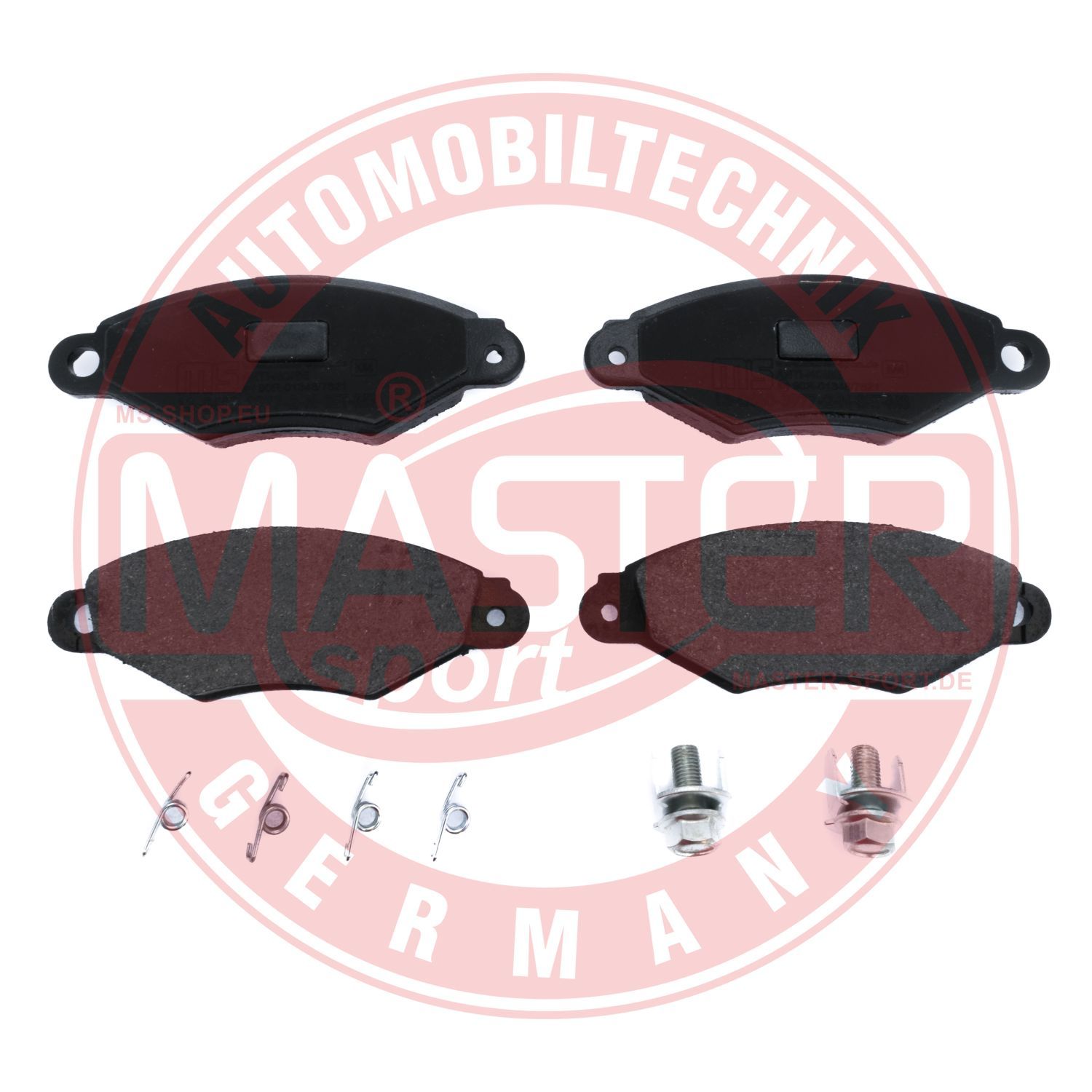 Zestaw klocków hamulcowych, hamulce tarczowe MASTER-SPORT GERMANY 13046039772N-SET-MS
