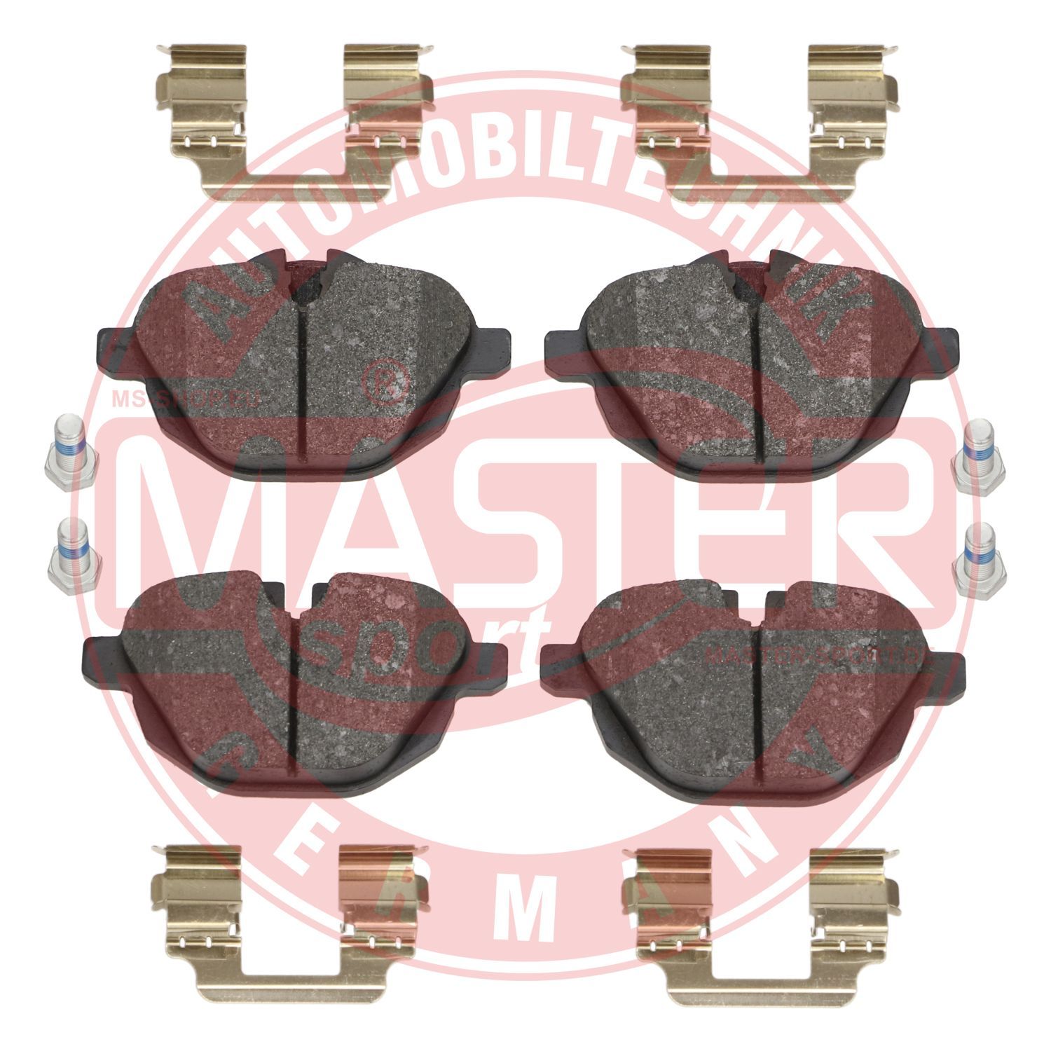 Zestaw klocków hamulcowych, hamulce tarczowe MASTER-SPORT GERMANY 13046027602N-SET-MS