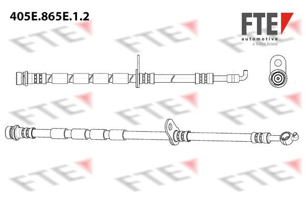 FTE FLEXIBLE DE FREIN 405E.865E.1.2