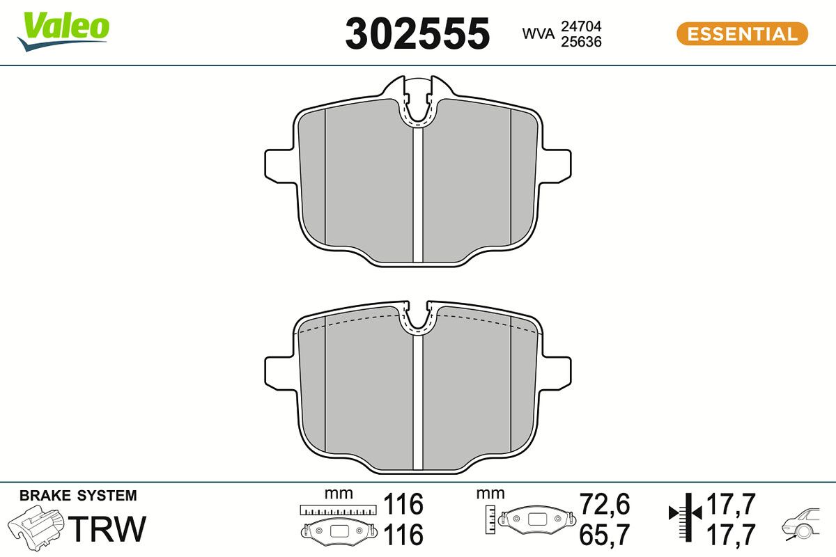 Piduriklotsi komplekt,ketaspidur