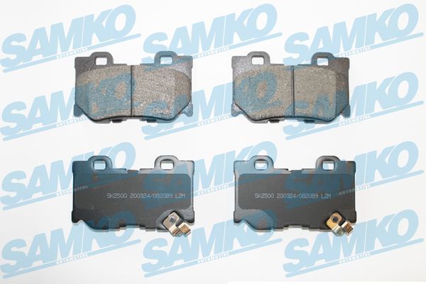 Sada brzdových destiček, kotoučová brzda SAMKO 5SP2089