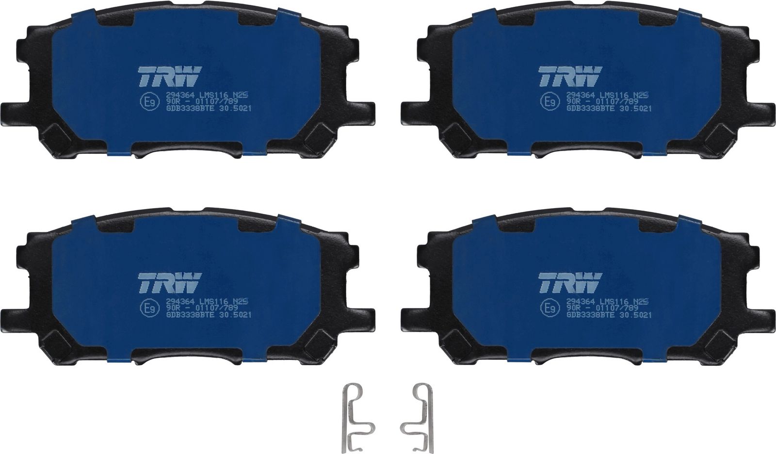 set placute frana,frana disc TRW ELECTRIC BLUE GDB3338BTE