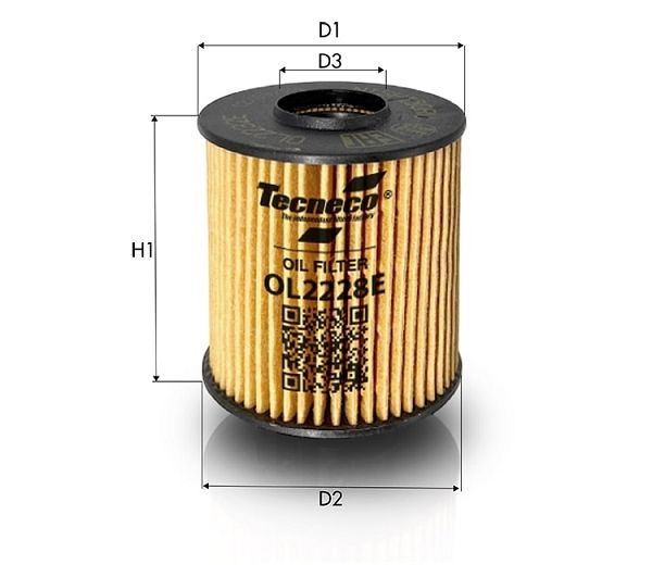 Filtr oleju TECNECO FILTERS OL2228E