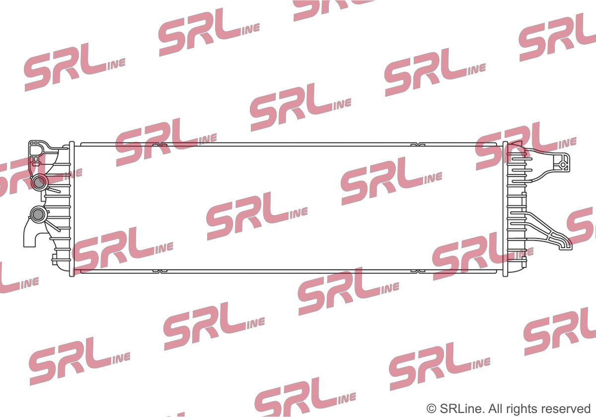 E-shop Nízkoteplotný chladič, chladič turbodúchadla SR-LINE 95N108-3