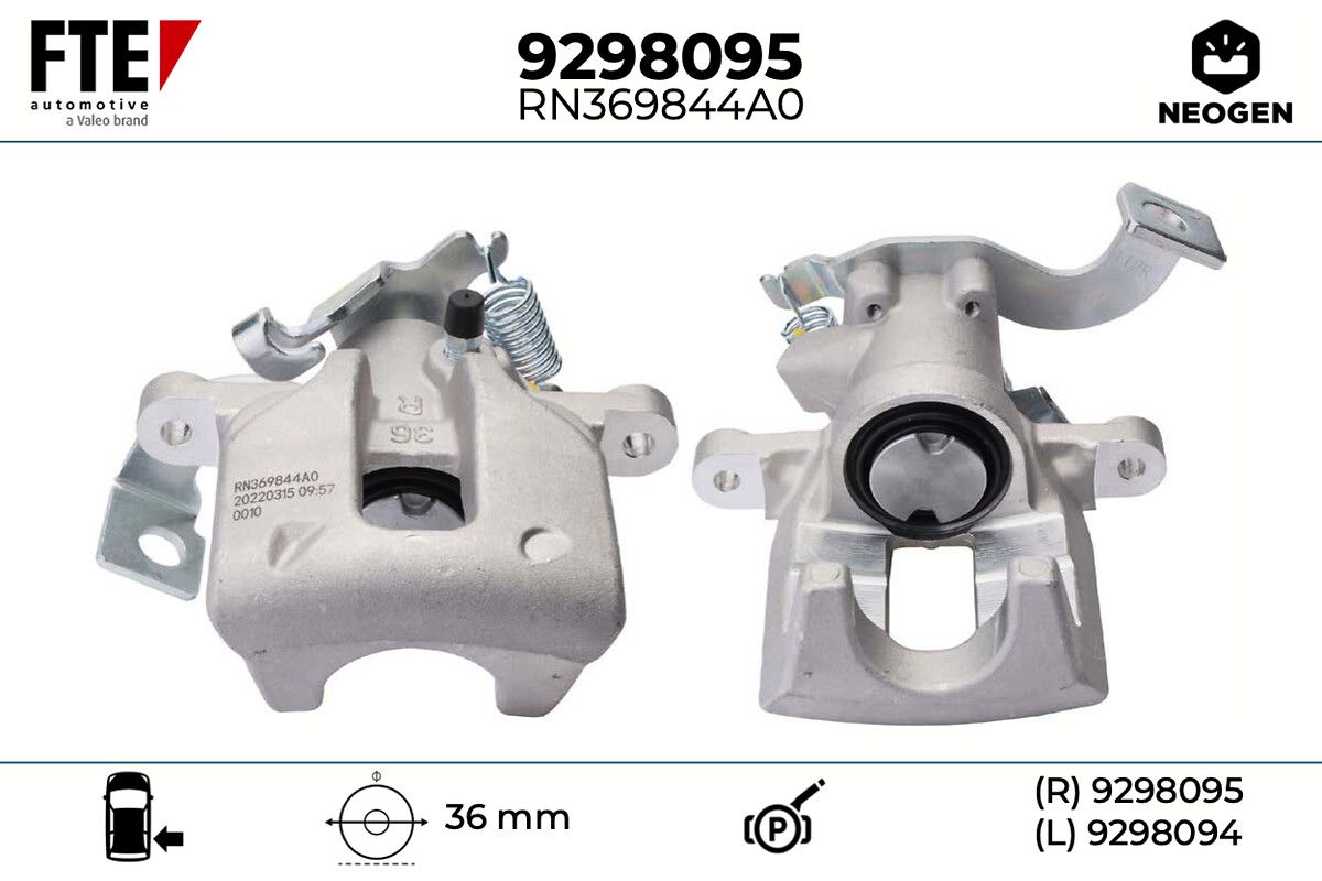 Etrier frana FTE NEOGEN 9298095
