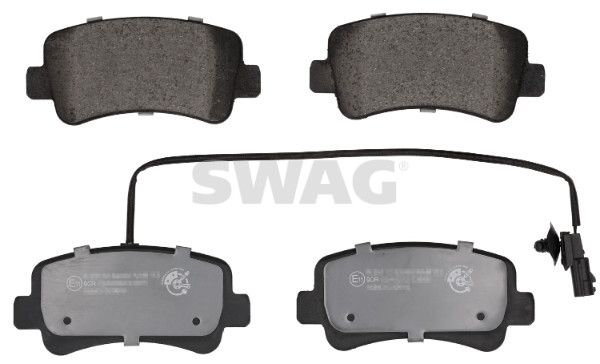 Sada brzdových destiček, kotoučová brzda SWAG 60 91 6843