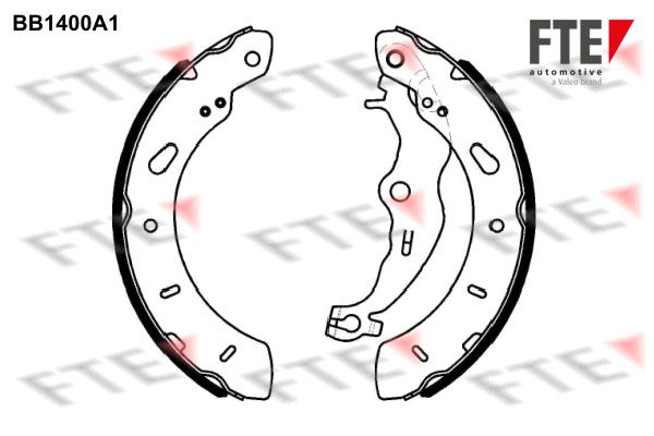Zestaw szczęk hamulcowych FTE 9100135