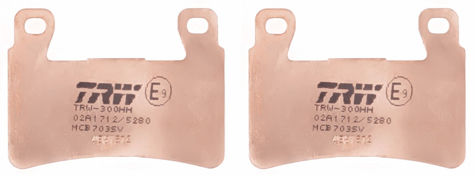 set placute frana,frana disc TRW Sinter Street MCB703SV