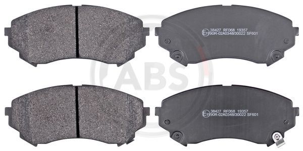 Zestaw klocków hamulcowych, hamulce tarczowe A.B.S. 38427