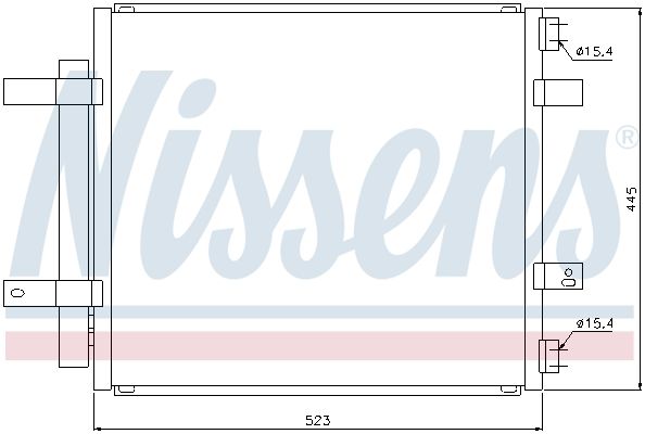 Condensator, climatizare NISSENS 94866