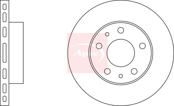 Apec - Front Brake Disc