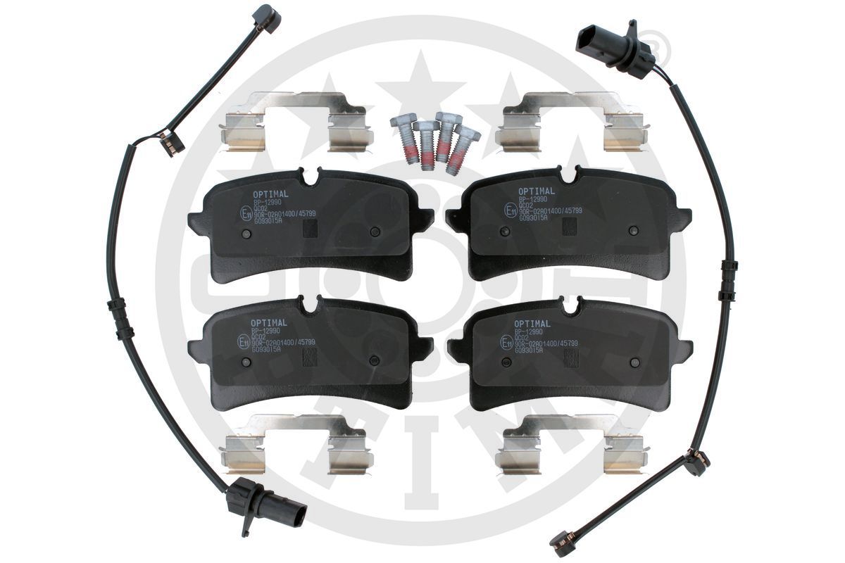 Zestaw klocków hamulcowych, hamulce tarczowe OPTIMAL BP-12990