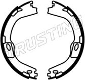 Zestaw szczęk hamulcowych, hamulec postojowy TRUSTING 253.686