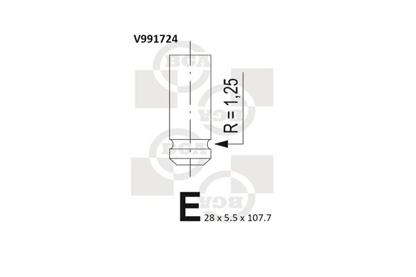 Zawór wydechowy BGA V991724