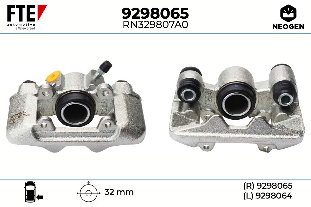 Etrier frana FTE NEOGEN 9298065
