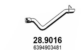 Rura wydechowa ASSO 28.9016
