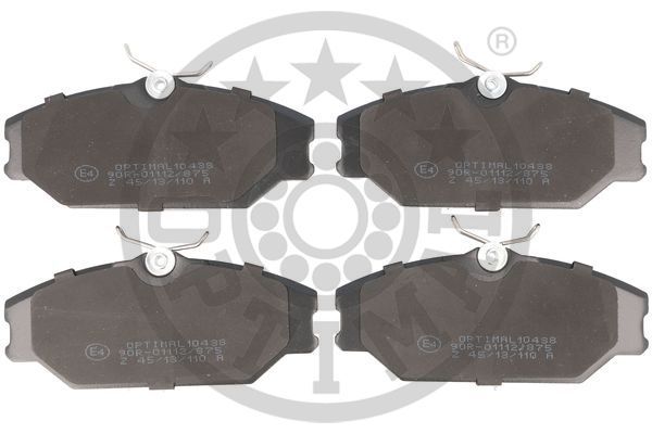 Zestaw klocków hamulcowych, hamulce tarczowe OPTIMAL BP-10438