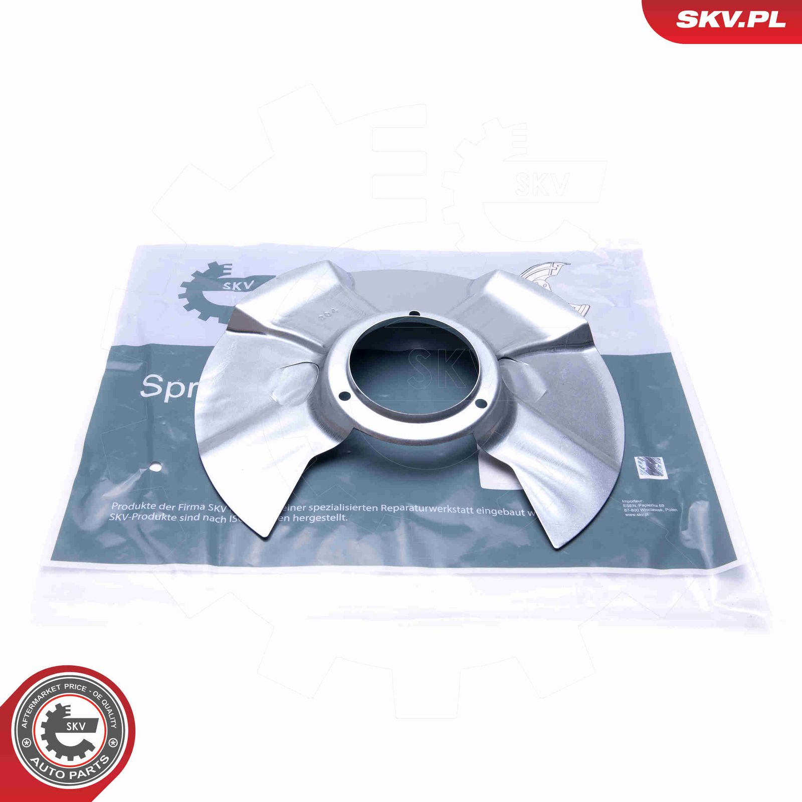 Отражатель, диск тормозного механизма