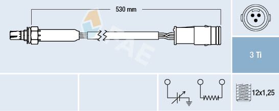 Sonda lambda FAE 77358