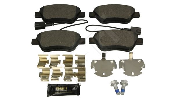 Zestaw klocków hamulcowych, hamulce tarczowe HART 252 303