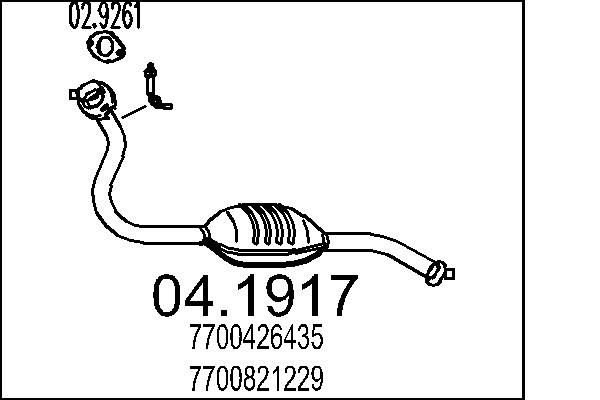 Katalizator MTS 04.1917