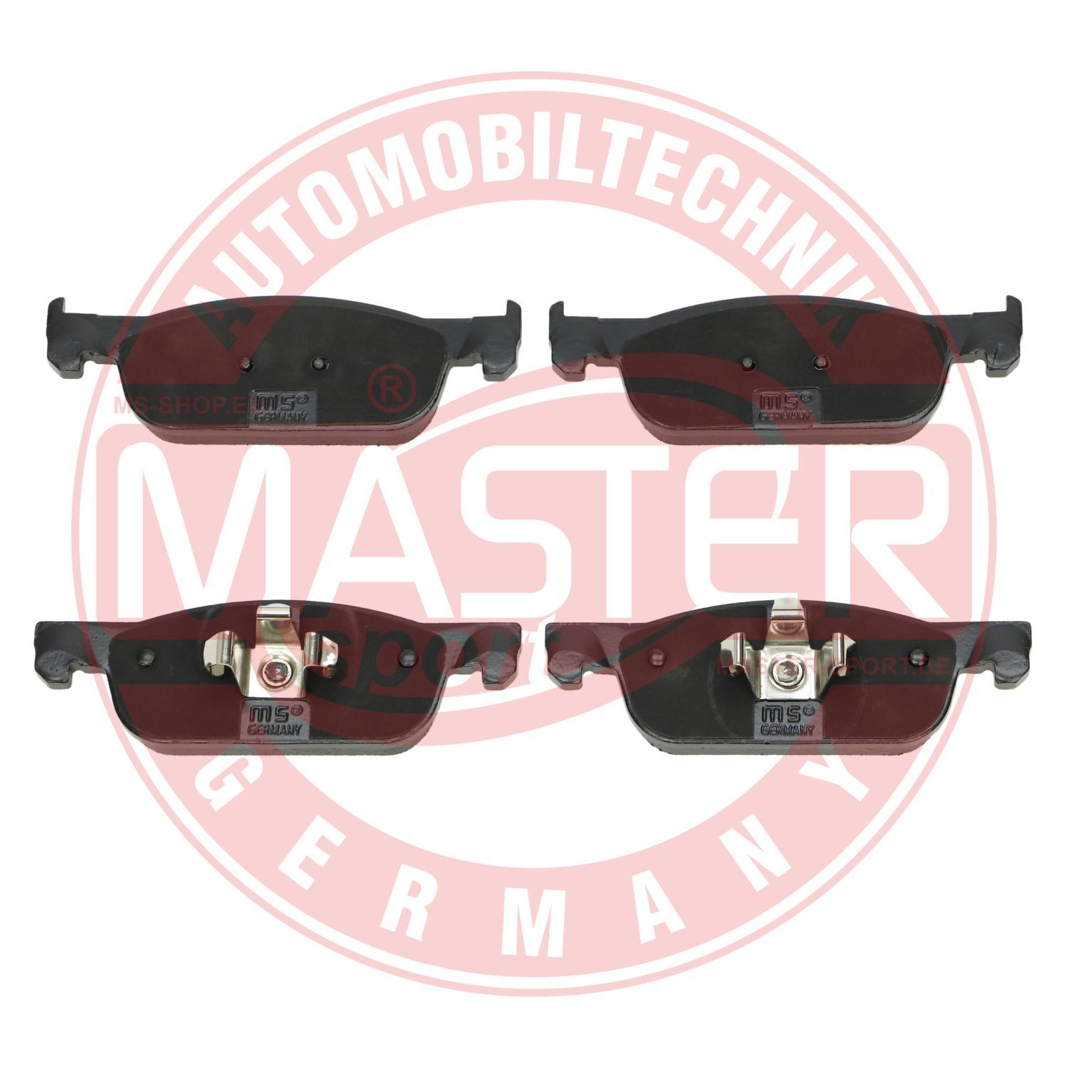 Zestaw klocków hamulcowych, hamulce tarczowe MASTER-SPORT GERMANY 13046117182T-SET-MS