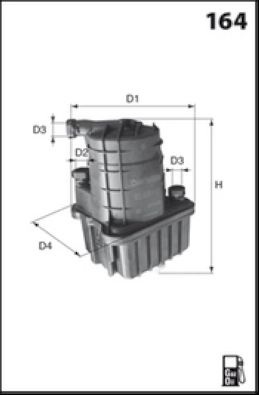 Filtr paliwa LUCAS FILTERS LFDF151
