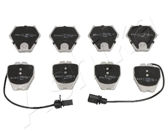 Zestaw klocków hamulcowych, hamulce tarczowe ASHIKA 50-00-0912