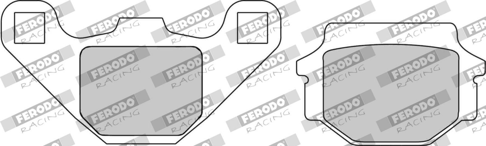 set placute frana,frana disc FERODO RACING FDB314EF