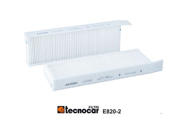 Filtr, wentylacja przestrzeni pasażerskiej TECNOCAR E820-2