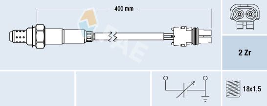 Sonda lambda FAE 77104