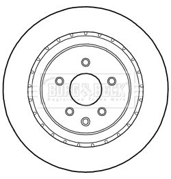 Tarcza hamulcowa BORG & BECK BBD5286
