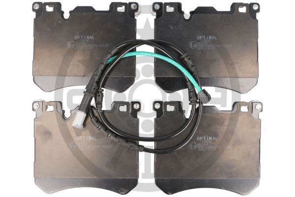 Zestaw klocków hamulcowych, hamulce tarczowe OPTIMAL BP-12692