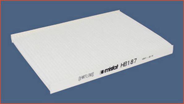 Filtr, wentylacja przestrzeni pasażerskiej MISFAT HB187