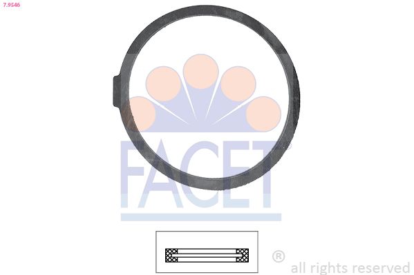 Uszczelka, termostat FACET 7.9546