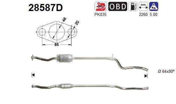 Katalizator AS 28587D