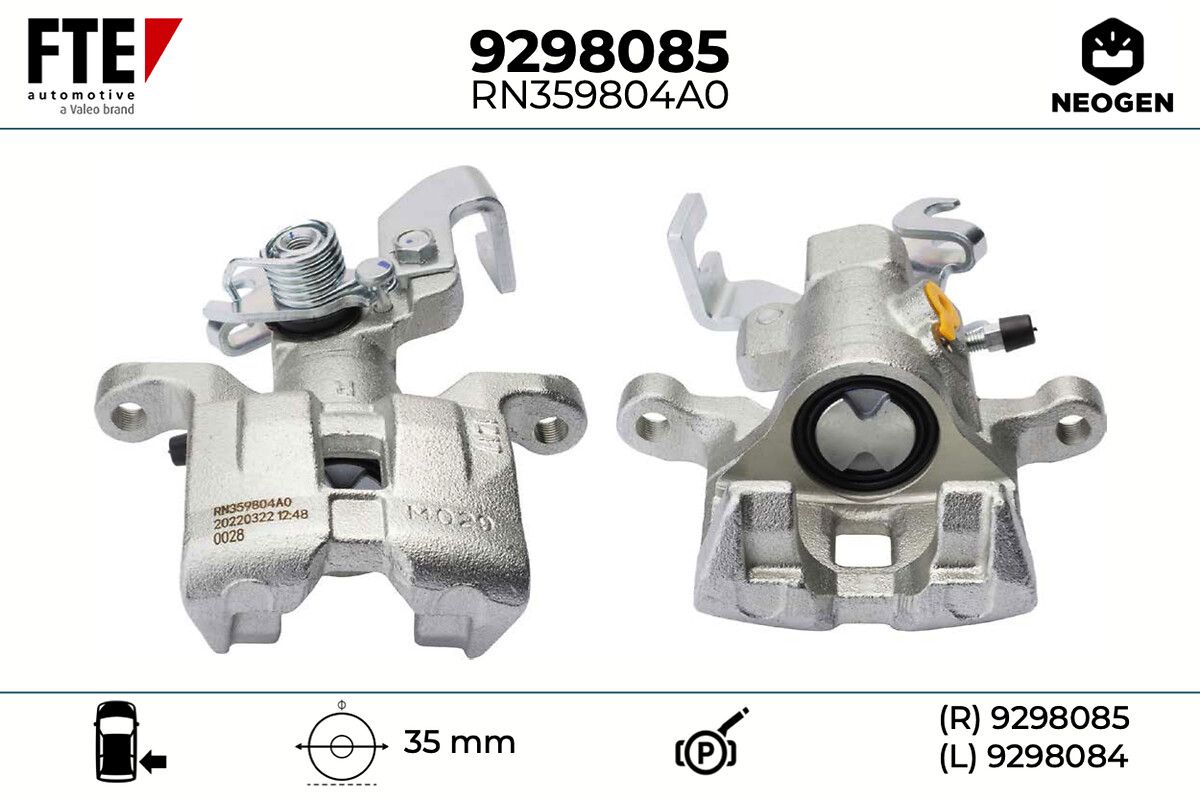 Etrier frana FTE NEOGEN 9298085