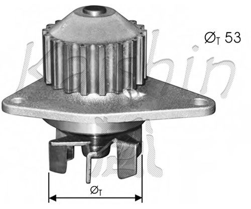Pompa wody, chłodzenie silnika CALIBER WPC348