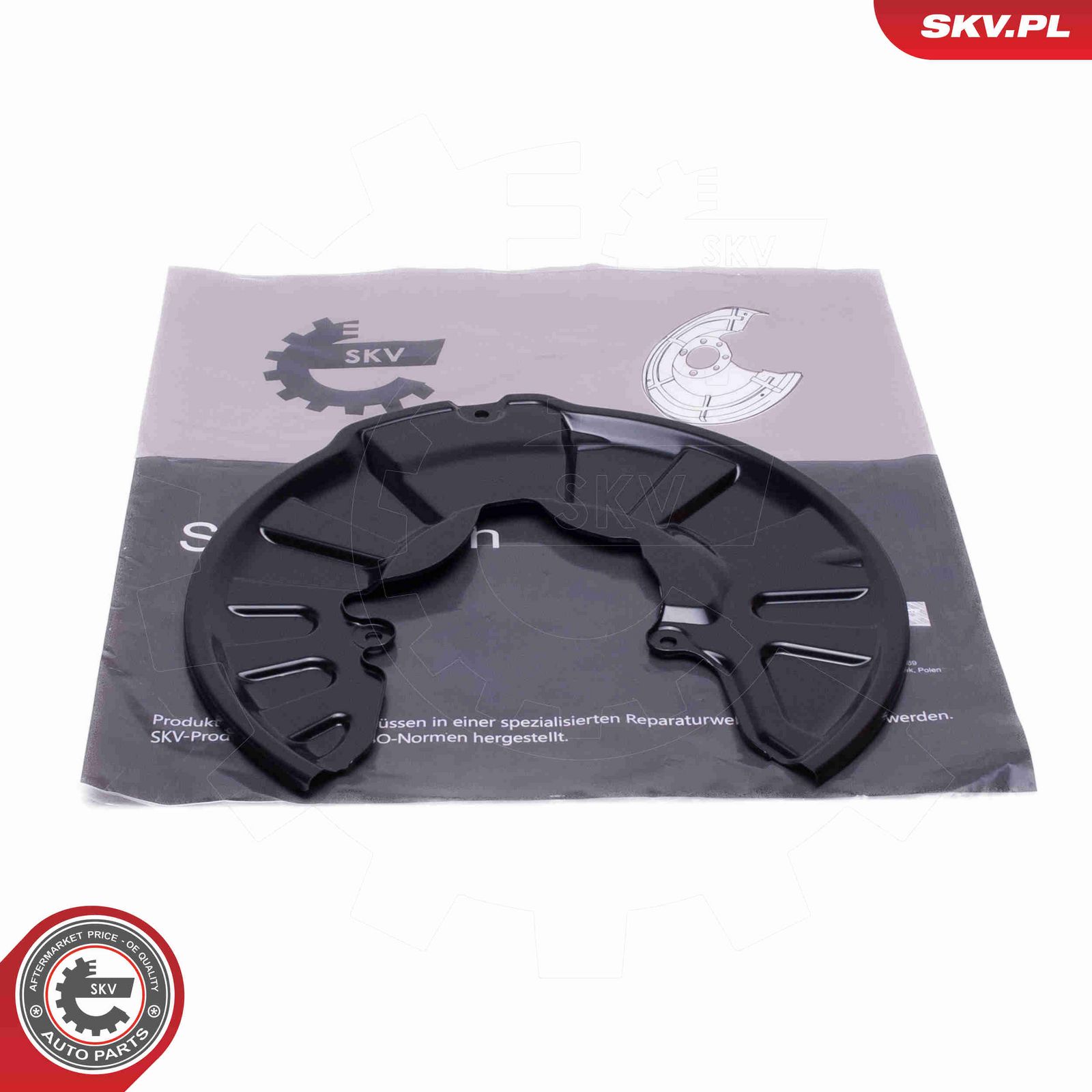 Отражатель, диск тормозного механизма