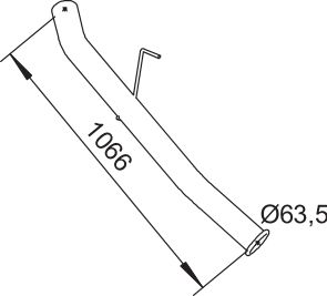 Rura wydechowa DINEX 64621