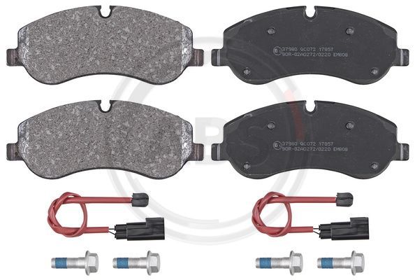 Zestaw klocków hamulcowych, hamulce tarczowe A.B.S. 37980
