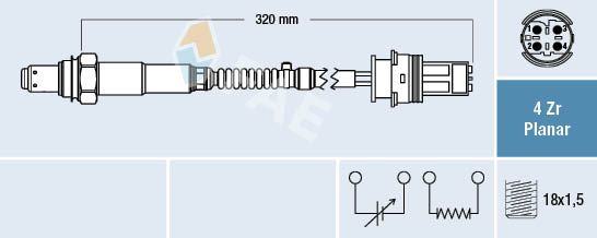 Sonda lambda FAE 77409