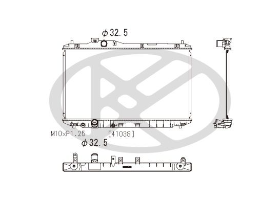Radiator, racire motor KOYORAD PL082626