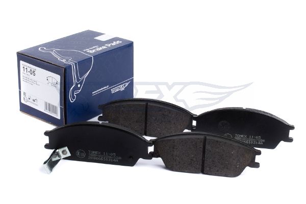 Levně Sada brzdových destiček, kotoučová brzda TOMEX Brakes 11-05