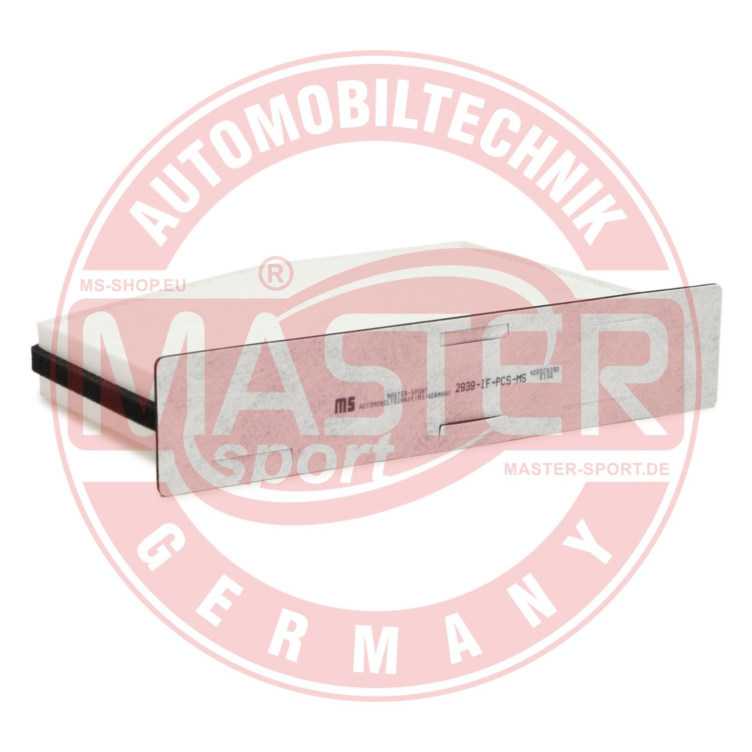 Filtr, wentylacja przestrzeni pasażerskiej MASTER-SPORT GERMANY 2939-IF-PCS-MS