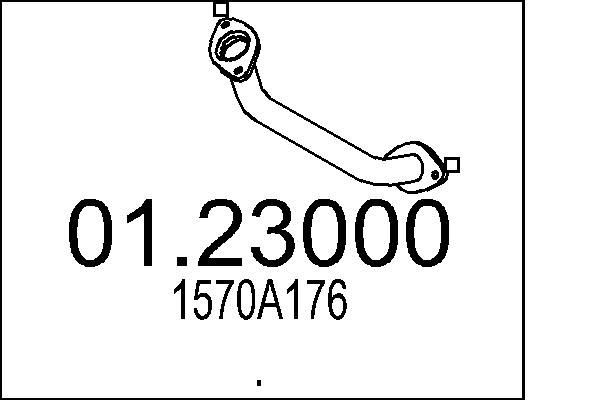 Rura wydechowa MTS 1570A176